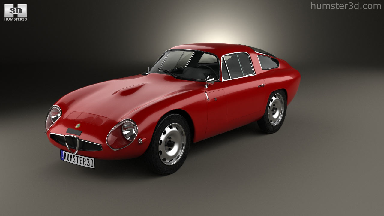 View Of Alfa Romeo Giulia Tz D Model Hum D Store