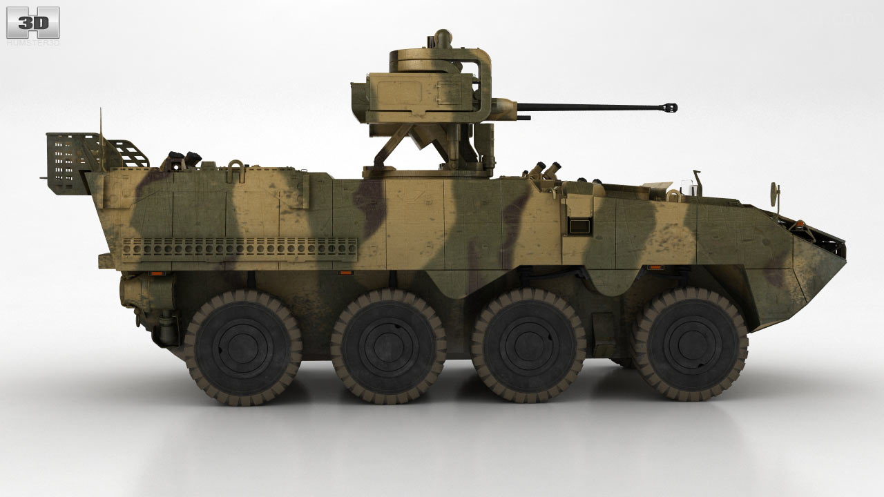 View Of Pandur Ii X Armoured Personnel Carrier D Model Hum D Store