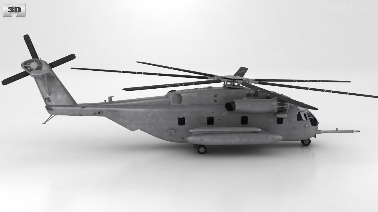 360 view of Sikorsky CH-53E Super Stallion 3D model - Hum3D store