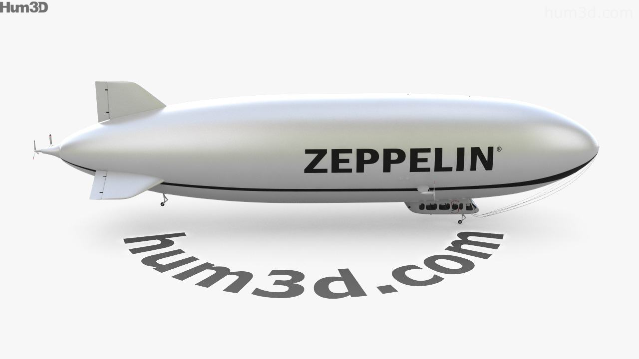 360 View Of Zeppelin Nt 3d Model Hum3d Store