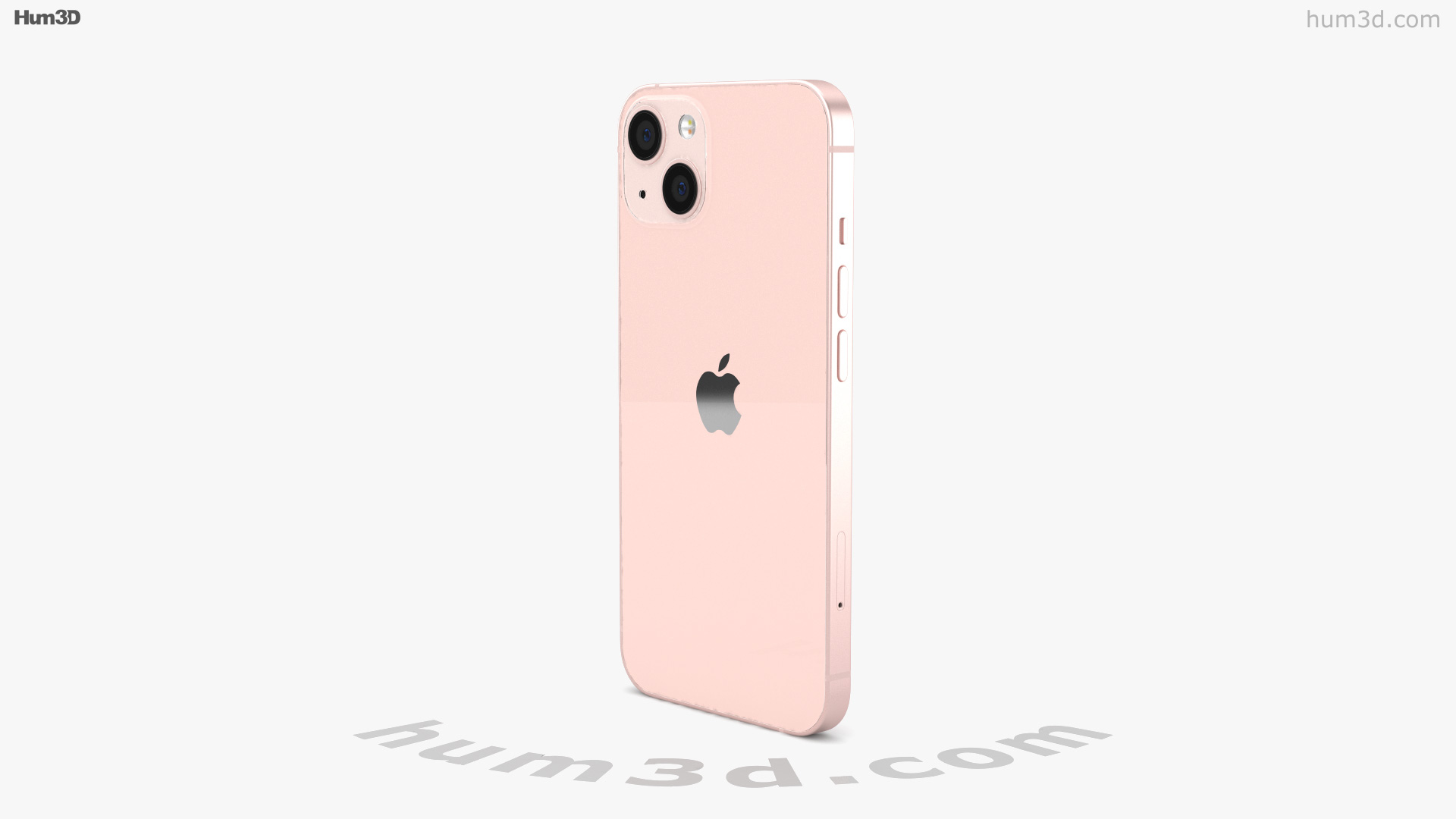 360 View Of Apple Iphone 13 Pink 3d Model Hum3d Store