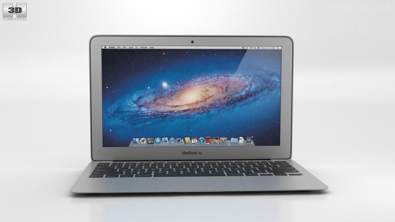 360 view of Apple MacBook Air 11 inch 3D model Hum3D store