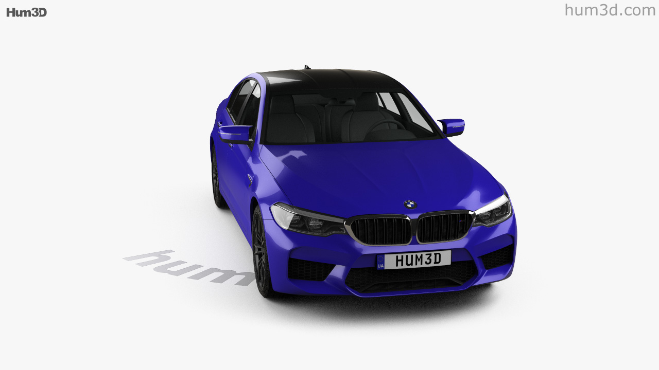 360 View Of Bmw M5 Sedan 2017 3d Model Hum3d Store
