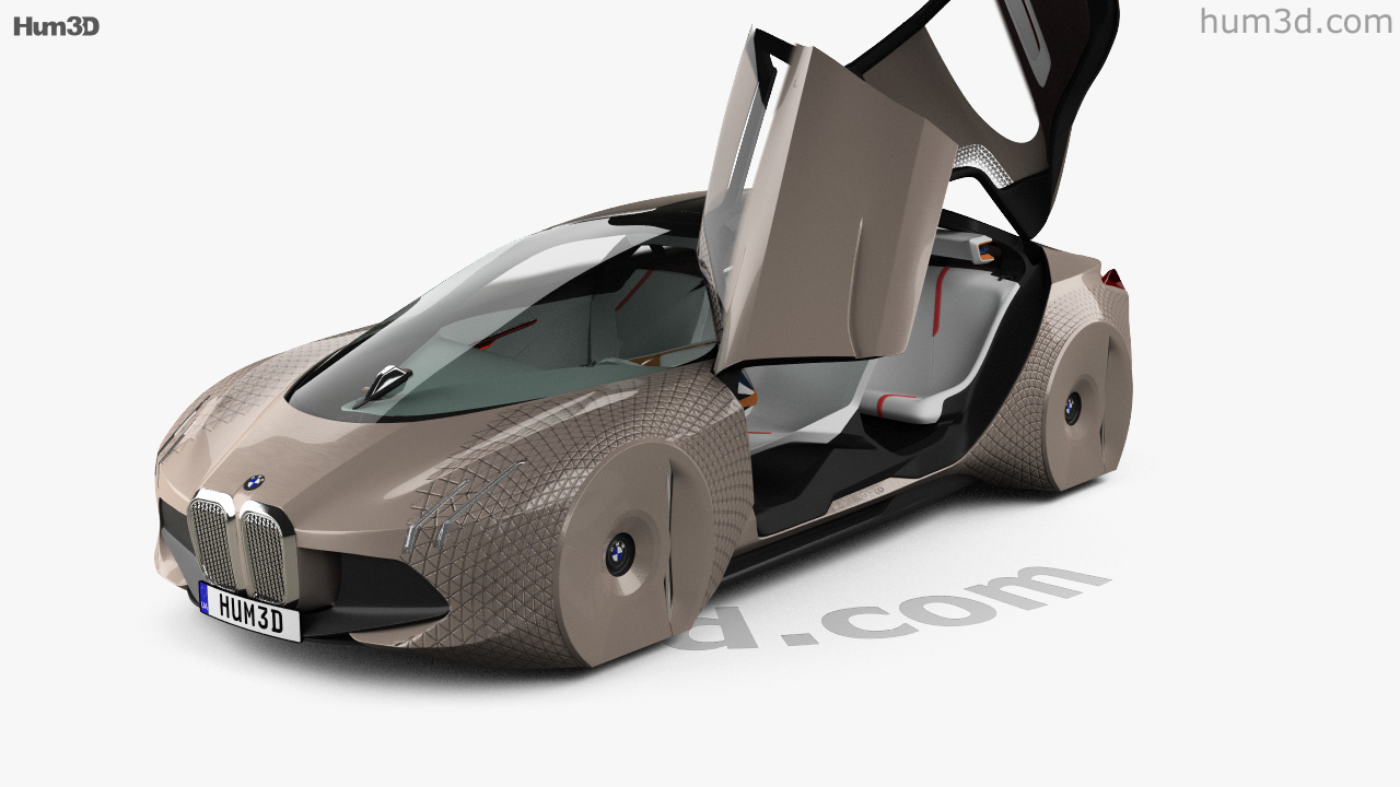 360 View Of Bmw Vision Next 100 With Hq Interior 2017 3D Model - Hum3D Store