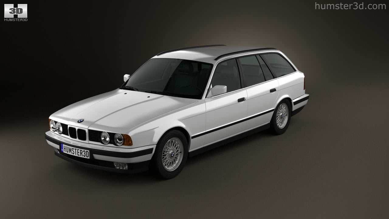 Bmw e34 3d model