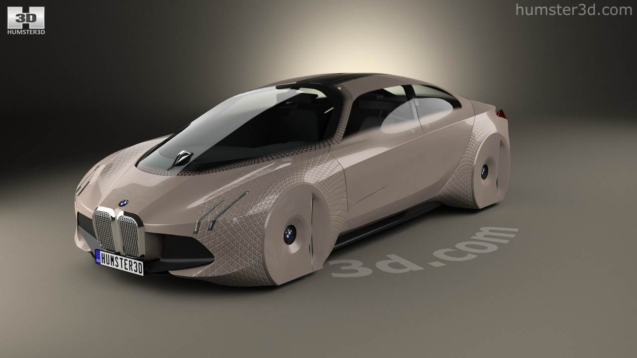 360 View Of BMW Vision Next 100 2017 3D Model - Hum3D Store