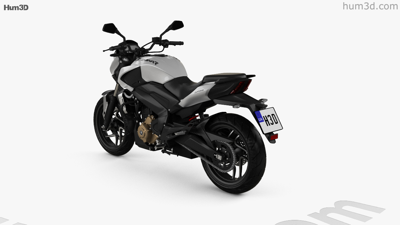 360 View Of Bajaj Dominar 400 17 3d Model Hum3d Store