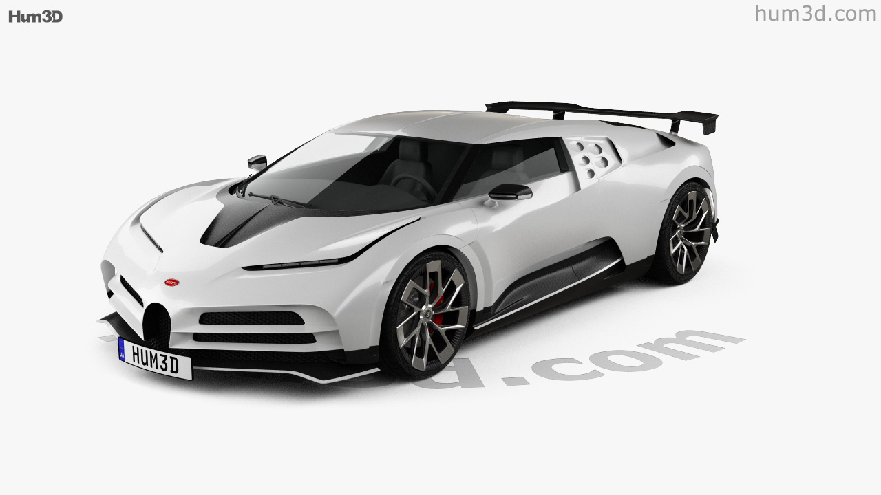 360 view of Bugatti Centodieci 2020 3D model - Hum3D store