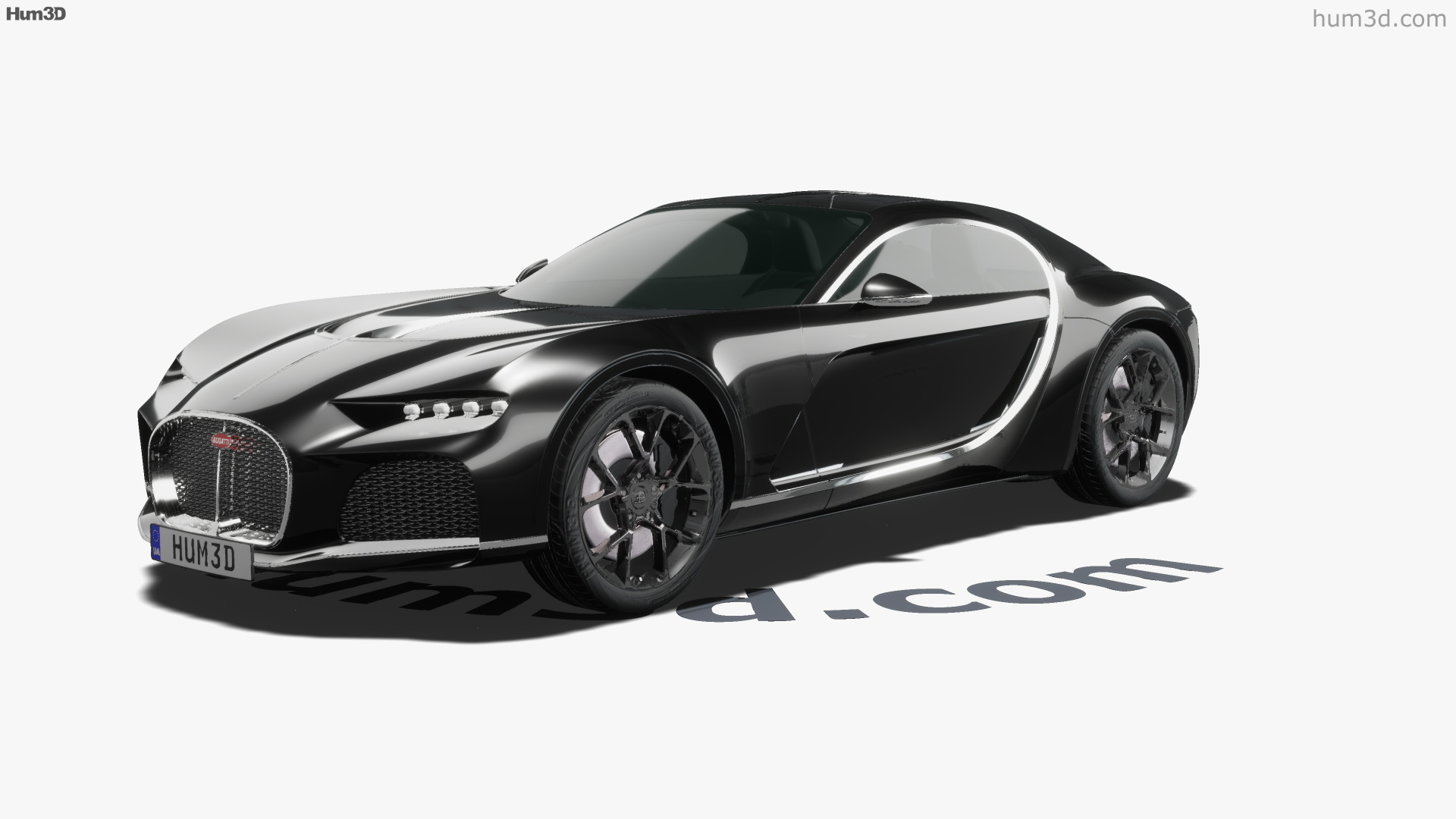 360 view of Bugatti Atlantic 2015 3D model - Hum3D store