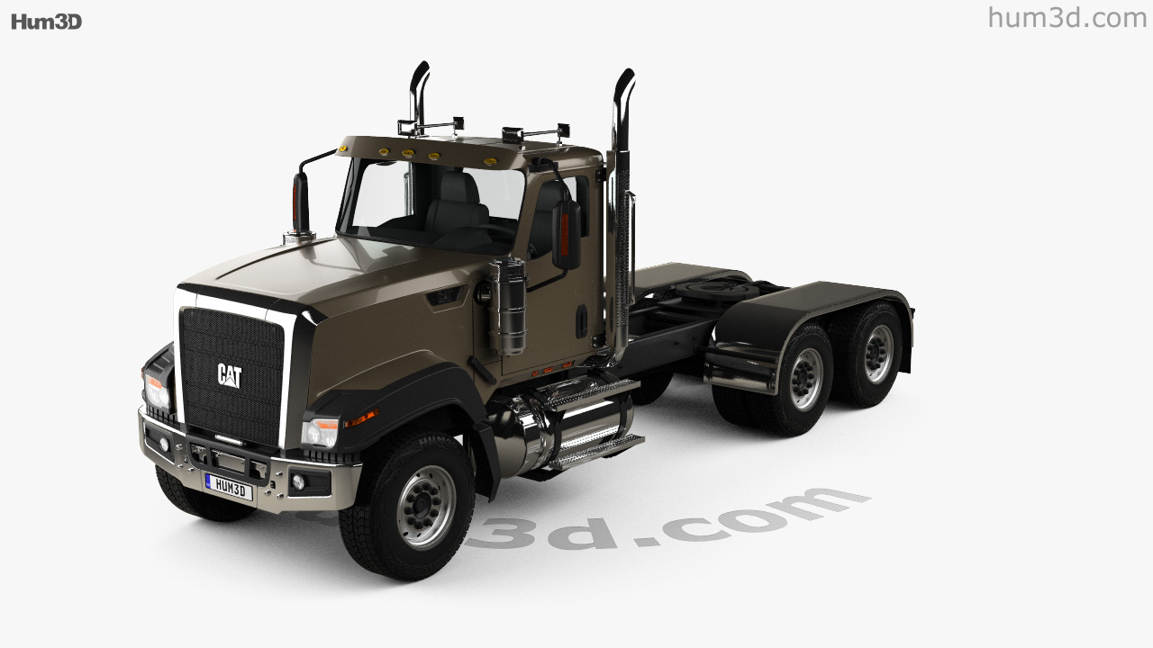 360 View Of Caterpillar Ct680 Tractor Truck 2015 3d Model Hum3d Store