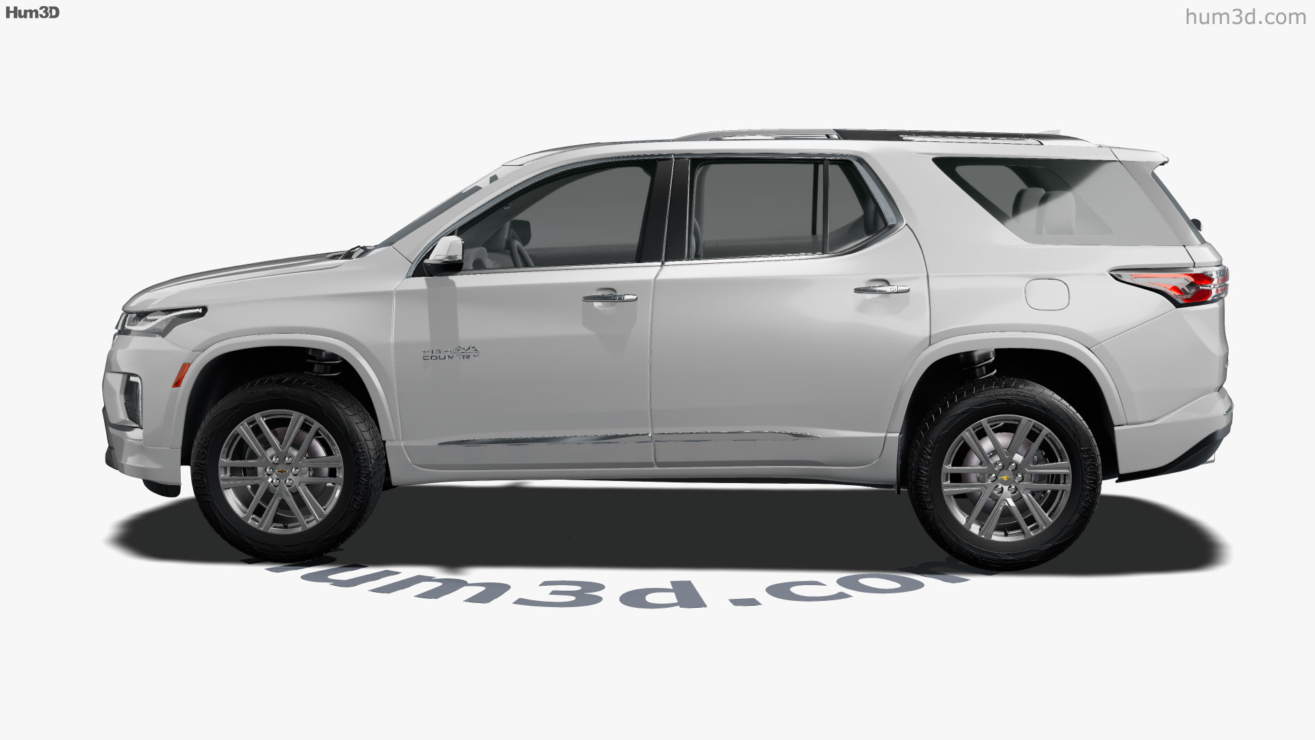 360 Ansicht Auf Chevrolet Traverse High Country 2020 3d Modell Hum3d Shop