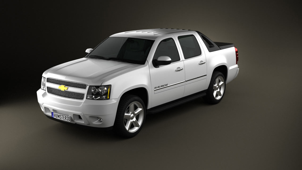 360 view of Chevrolet Avalanche 2014 3D model - Hum3D store