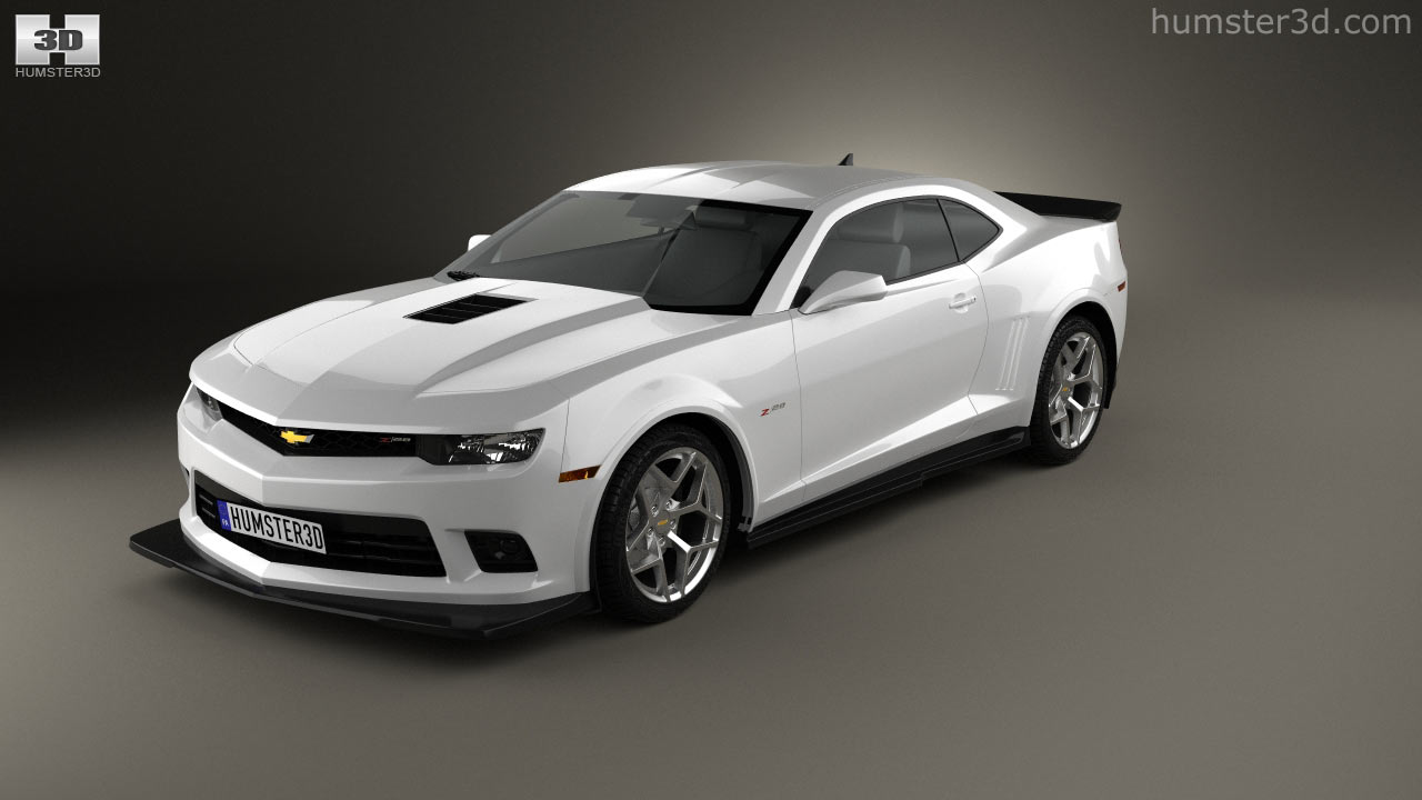 360 view of Chevrolet Camaro Z28 coupe 2016 3D model - Hum3D store