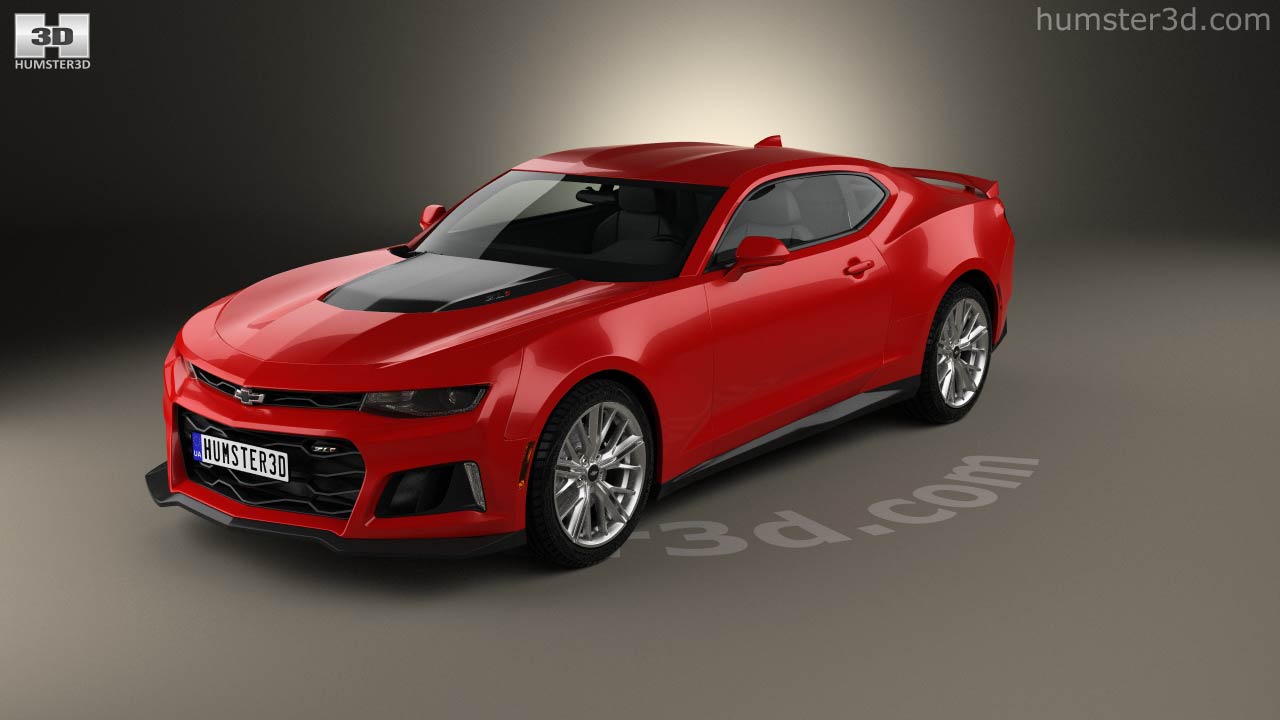 360 view of Chevrolet Camaro ZL1 2019 3D model - Hum3D store