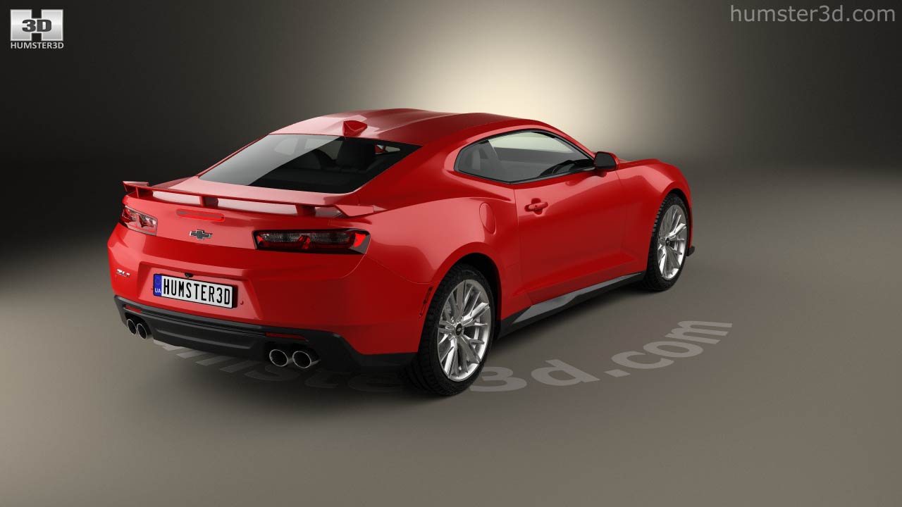 360 view of Chevrolet Camaro ZL1 2019 3D model - Hum3D store