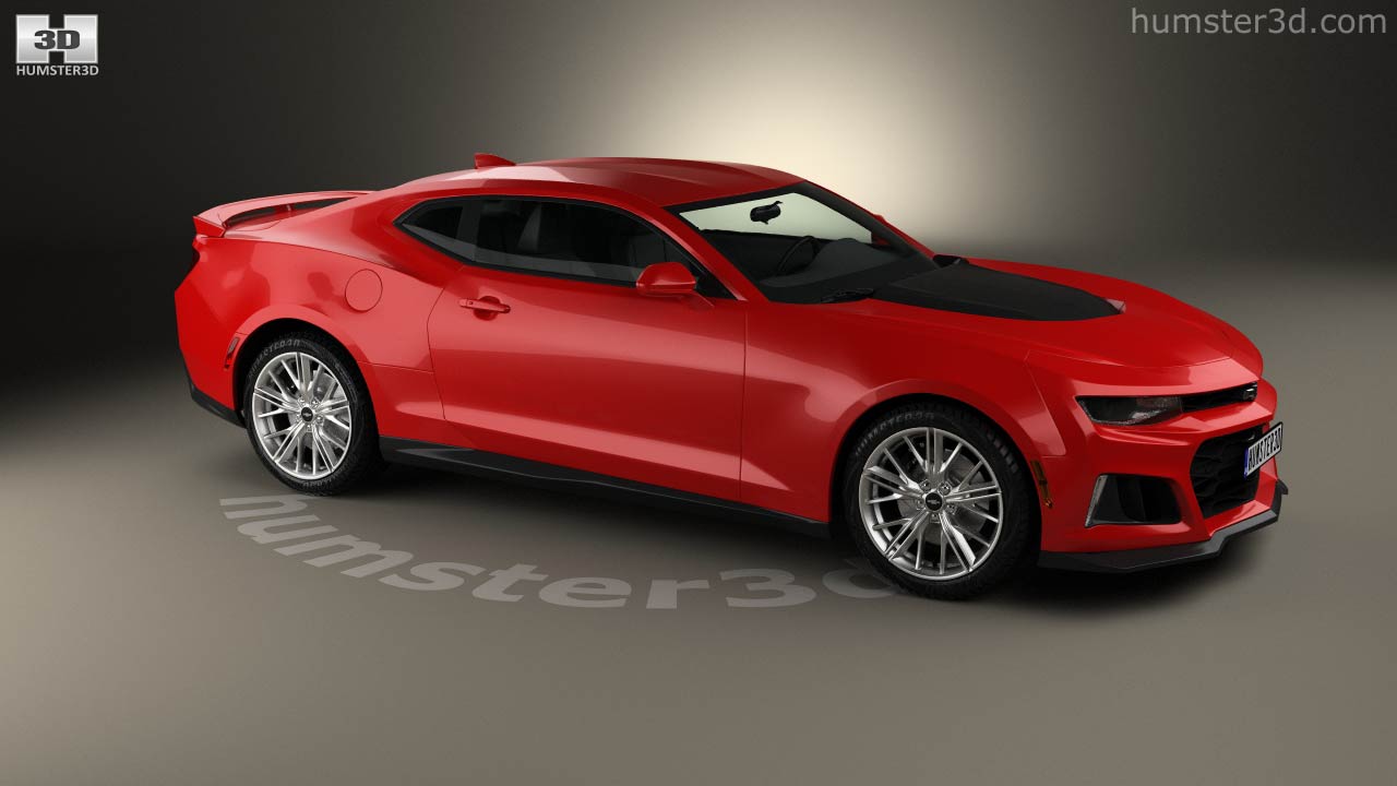 360 view of Chevrolet Camaro ZL1 2019 3D model - Hum3D store