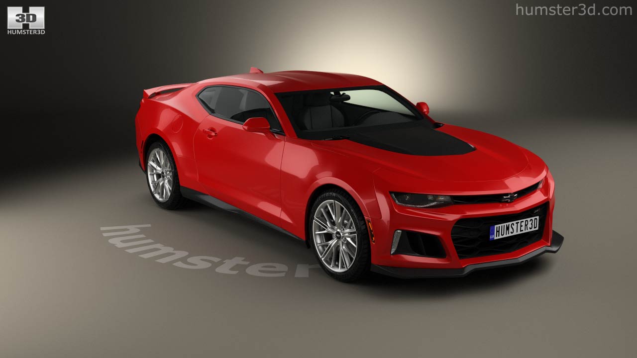 360 view of Chevrolet Camaro ZL1 2019 3D model - Hum3D store