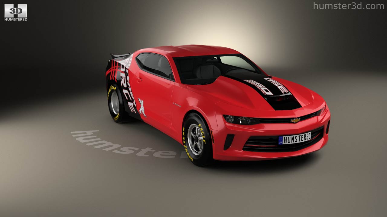 360 view of Chevrolet Camaro COPO 2017 3D model - Hum3D store