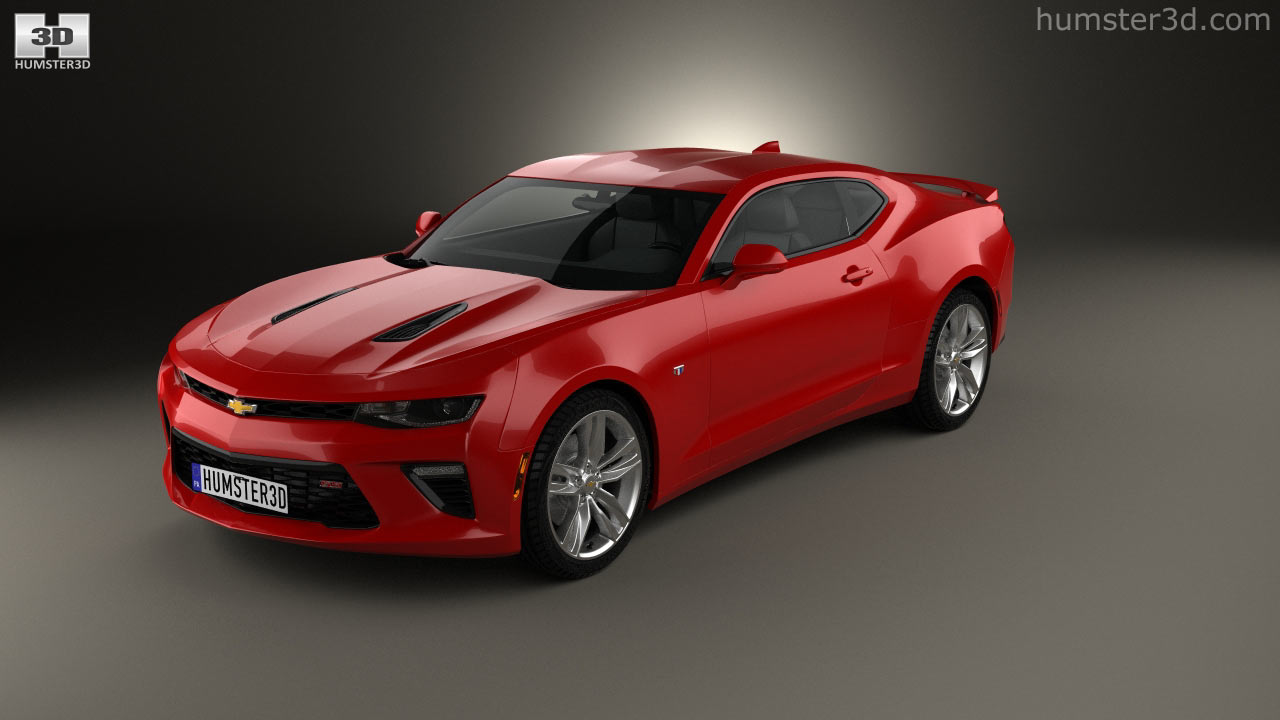 360 view of Chevrolet Camaro SS coupe 2019 3D model - Hum3D store