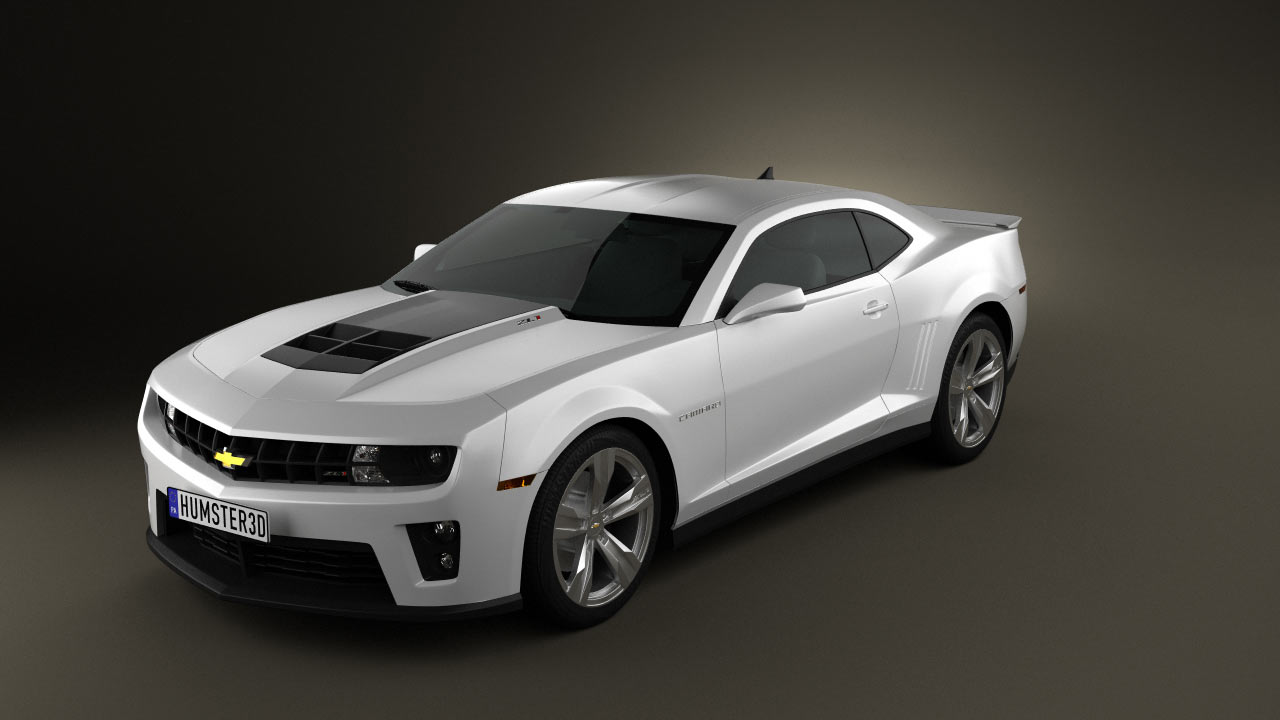 360 view of Chevrolet Camaro ZL1 2014 3D model - Hum3D store