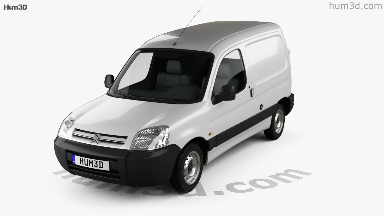 360 View Of Citroen Berlingo Van 2002 3d Model Hum3d Store