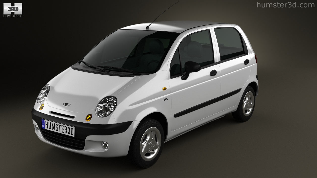 360 view of Daewoo Matiz M150 2014 3D model - Hum3D store