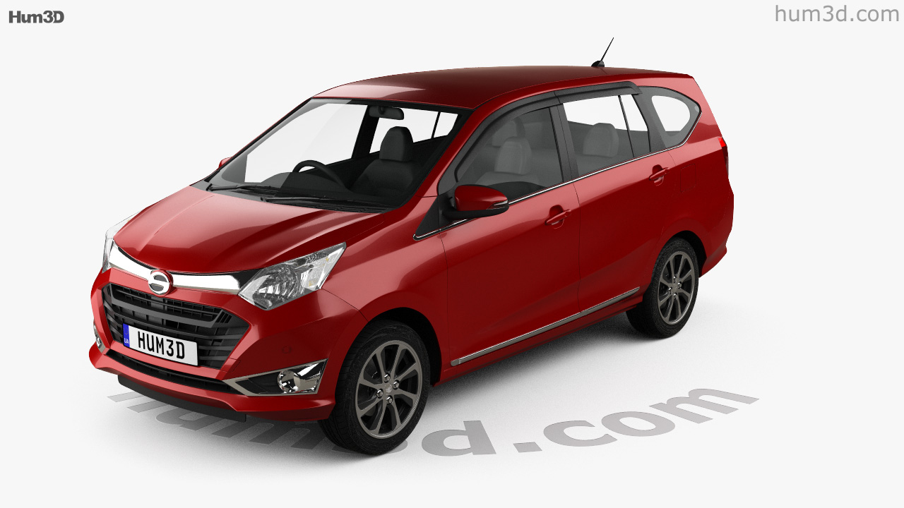 360 view of Daihatsu Astra Sigra 2016 3D model - Hum3D store