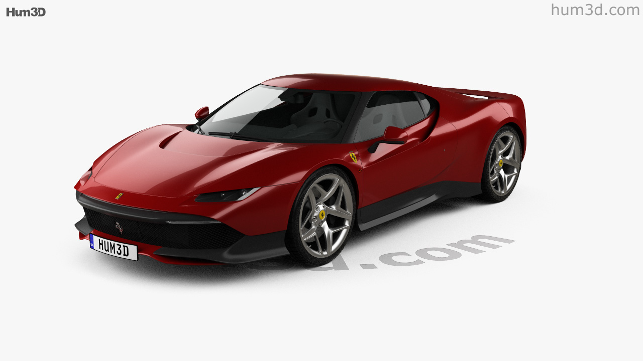 360 View Of Ferrari Sp38 18 3d Model Hum3d Store