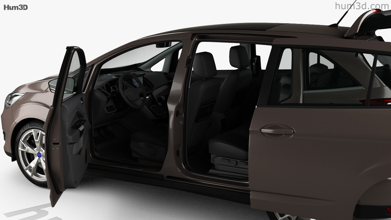 360 View Of Ford Grand C Max With Hq Interior 15 3d Model Hum3d Store 360 View Of Ford Grand C Max With Hq Interior 15 3d Model Hum3d Store