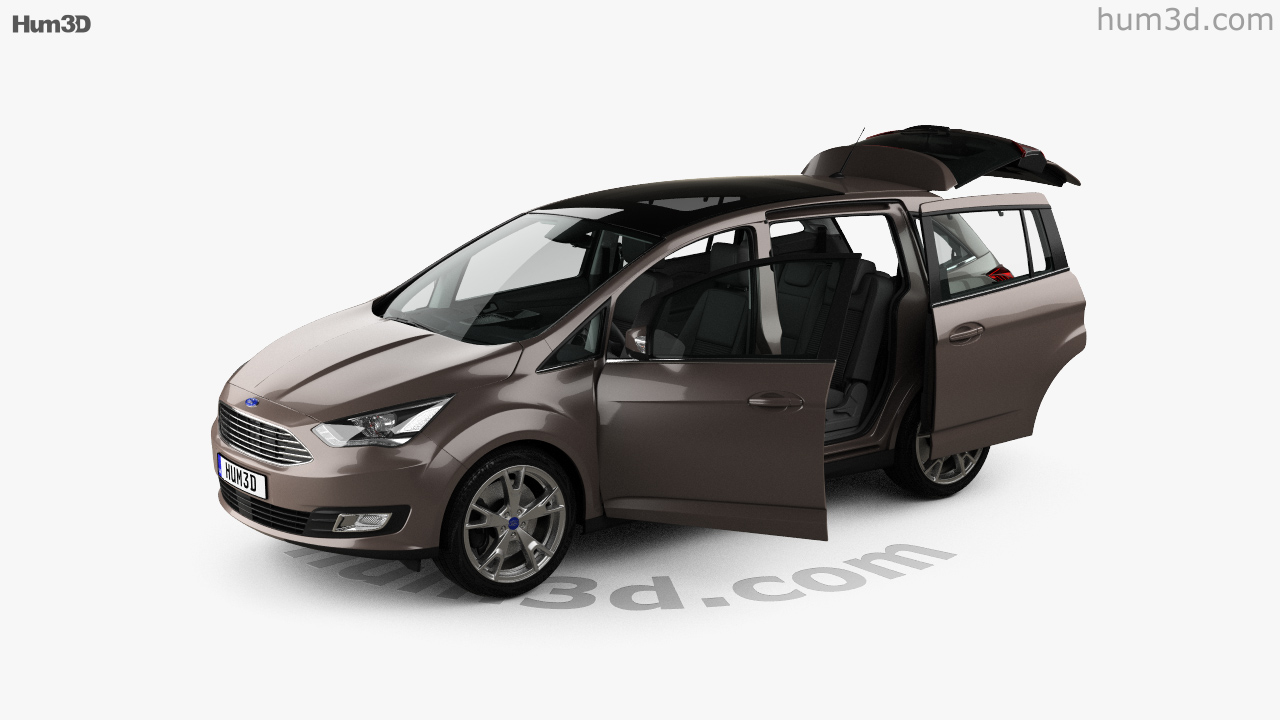 360 View Of Ford Grand C Max With Hq Interior 15 3d Model Hum3d Store 360 View Of Ford Grand C Max With Hq Interior 15 3d Model Hum3d Store