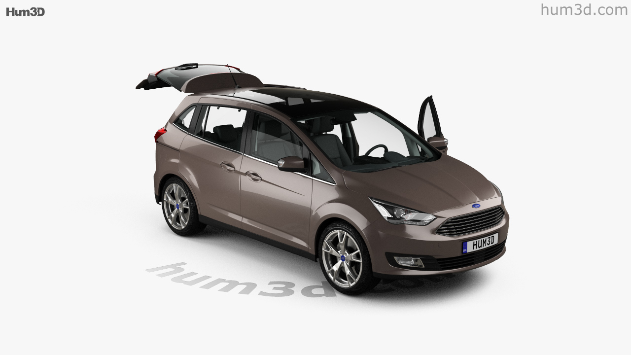 360 View Of Ford Grand C Max With Hq Interior 15 3d Model Hum3d Store 360 View Of Ford Grand C Max With Hq Interior 15 3d Model Hum3d Store