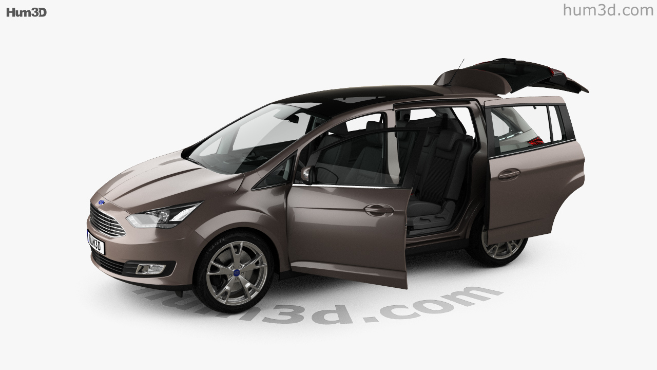360 View Of Ford Grand C Max With Hq Interior 15 3d Model Hum3d Store 360 View Of Ford Grand C Max With Hq Interior 15 3d Model Hum3d Store