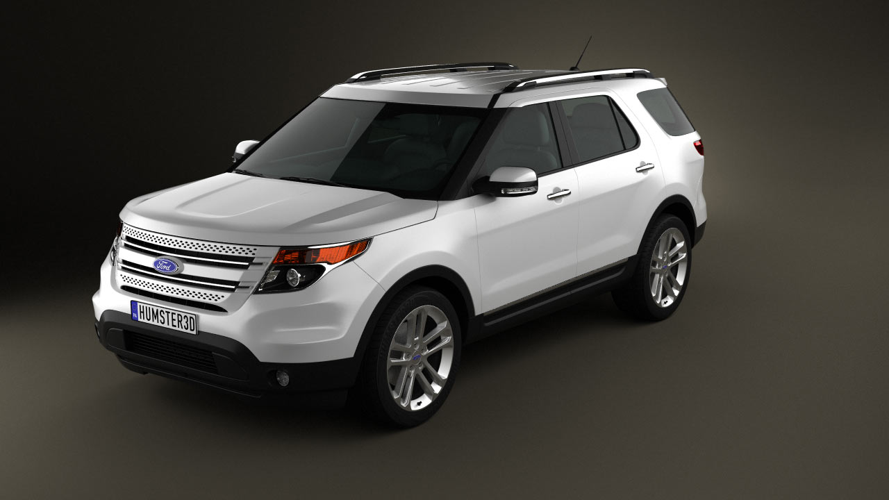 Ford Explorer 2013 360도 3D 모델 Hum3D
