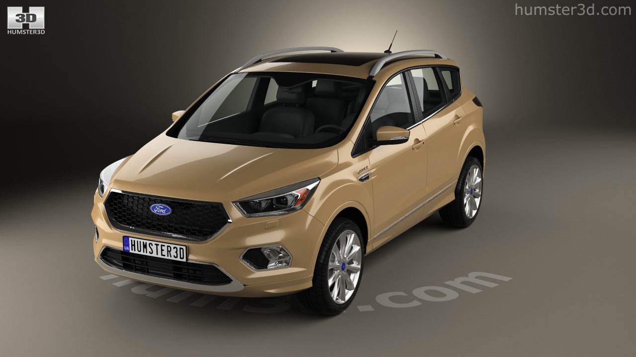 360 View Of Ford Kuga Vignale 16 3d Model Hum3d Store