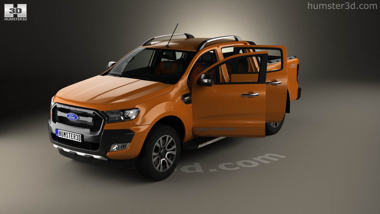 360 view of Ford Ranger Double Cab Wildtrak with HQ ...