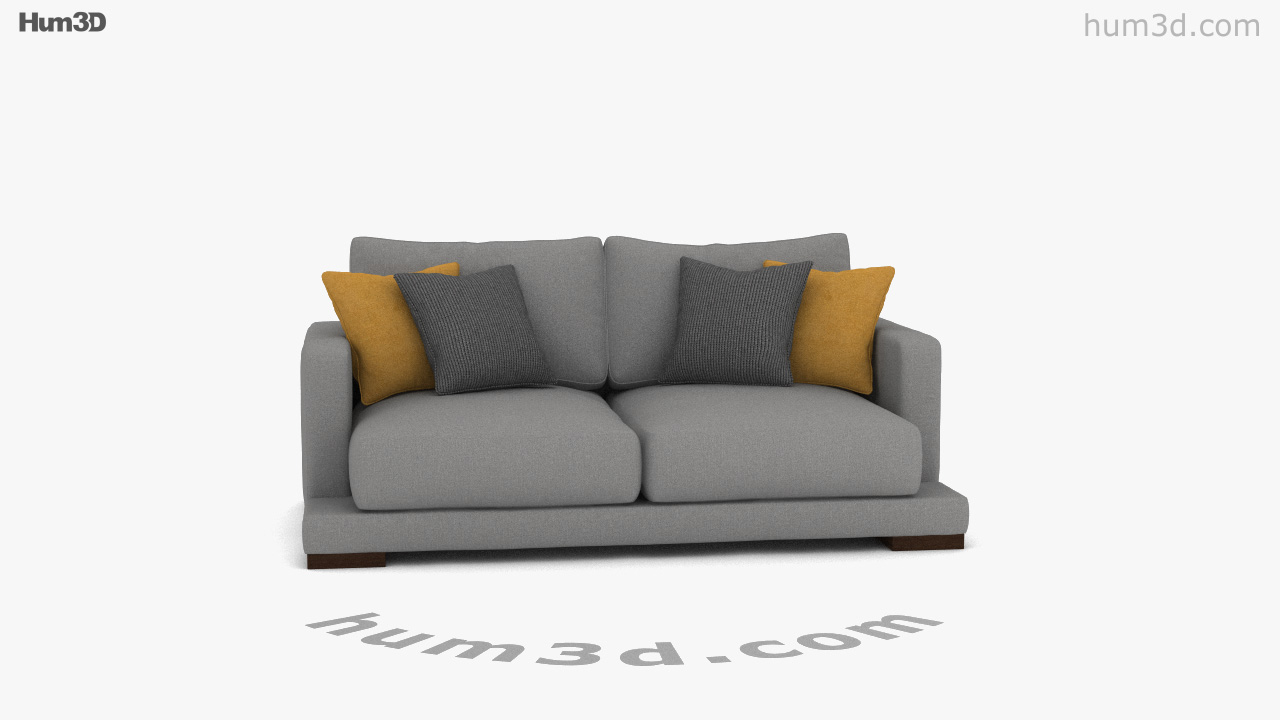 Vista 360 del modelo 3D de Kenay Home Crate Sofá Tienda Hum3D