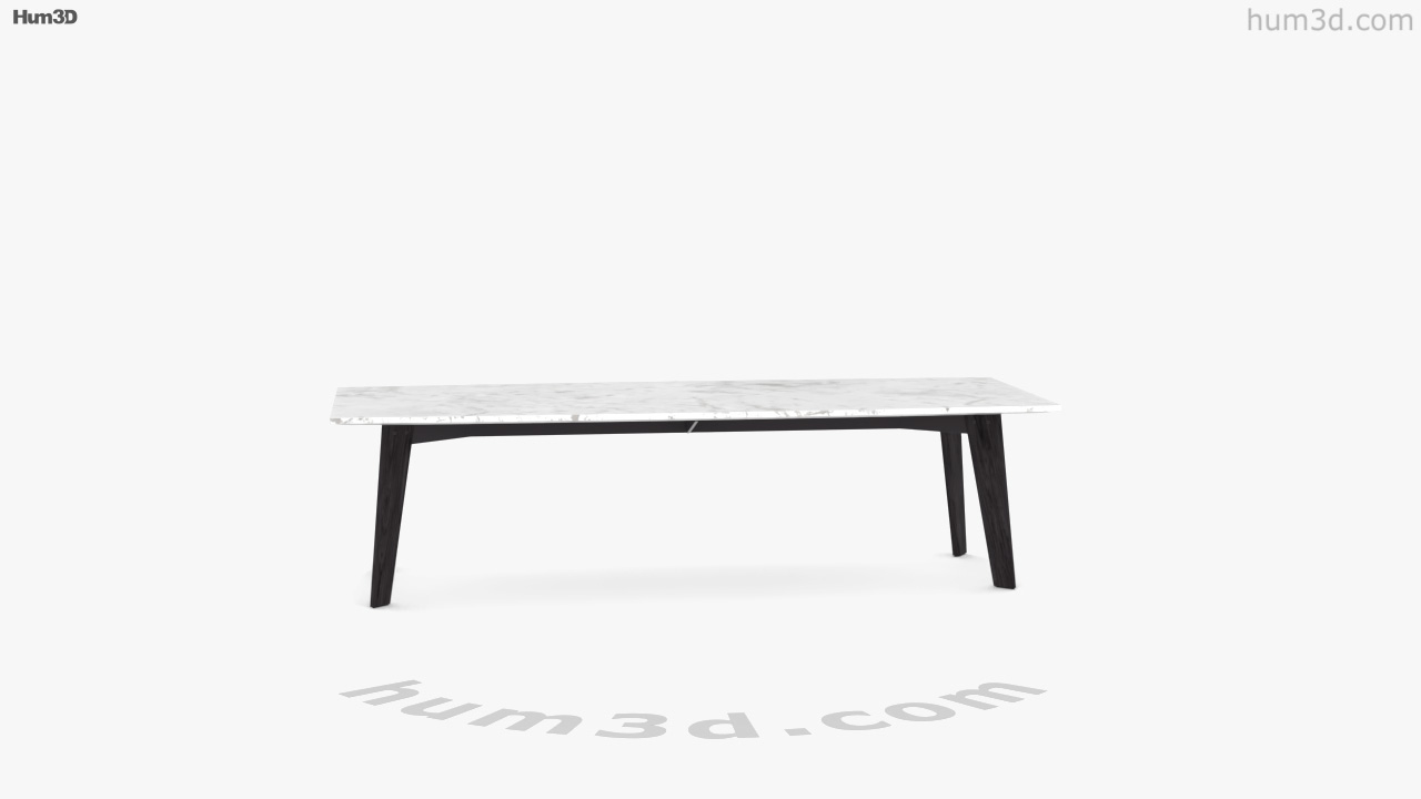 Vue à 360 degrés de Poliform Howard Table Modèle 3D Hum3D magasin