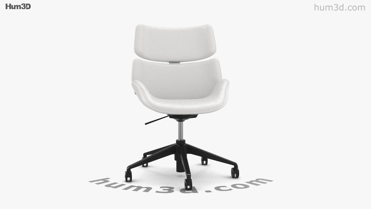 360 view of Roche Bobois Cento Office chair 3D model Hum3D store