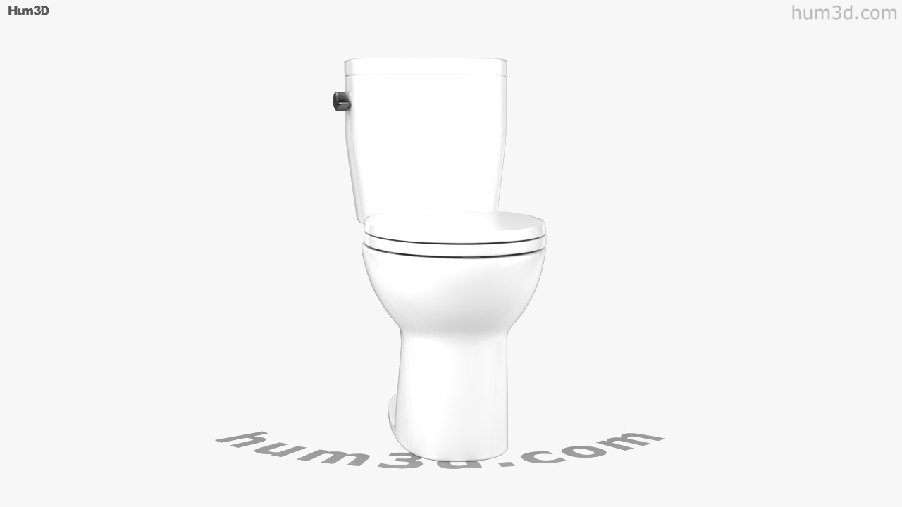 Vue à 360 degrés de Toto Entrada Close Coupled Elongated Two Piece