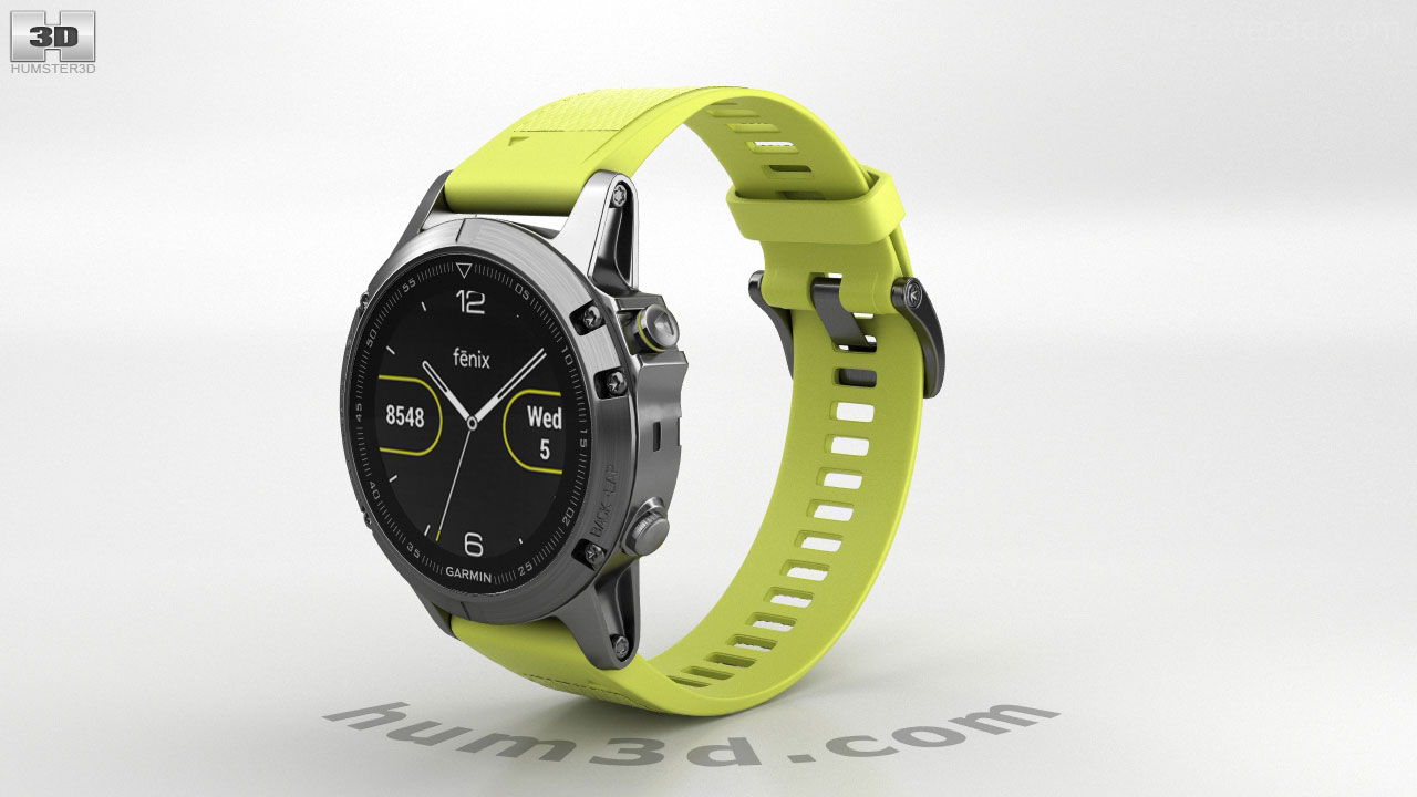 fenix 5 yellow band