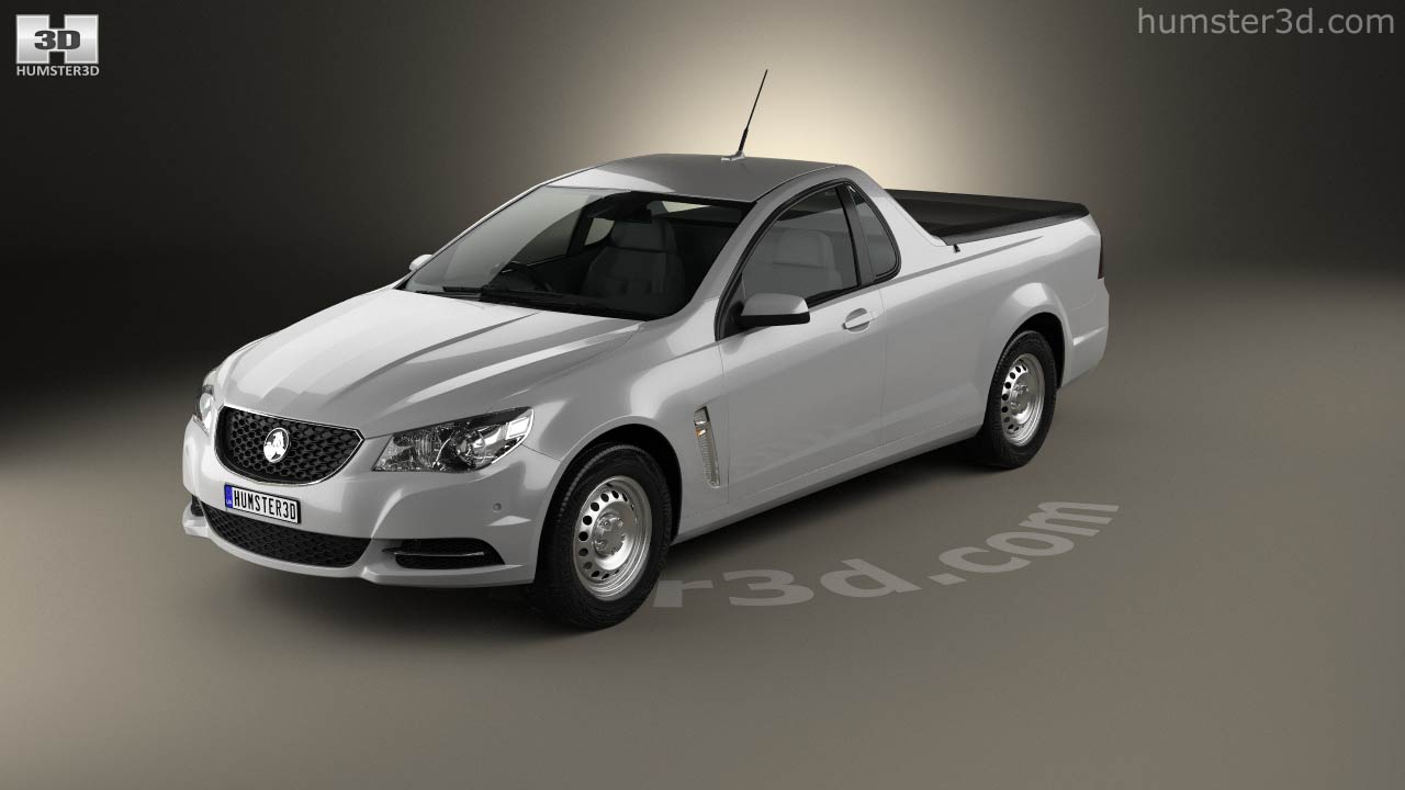 360 view of Holden Commodore Evoke ute 2016 3D model - Hum3D store