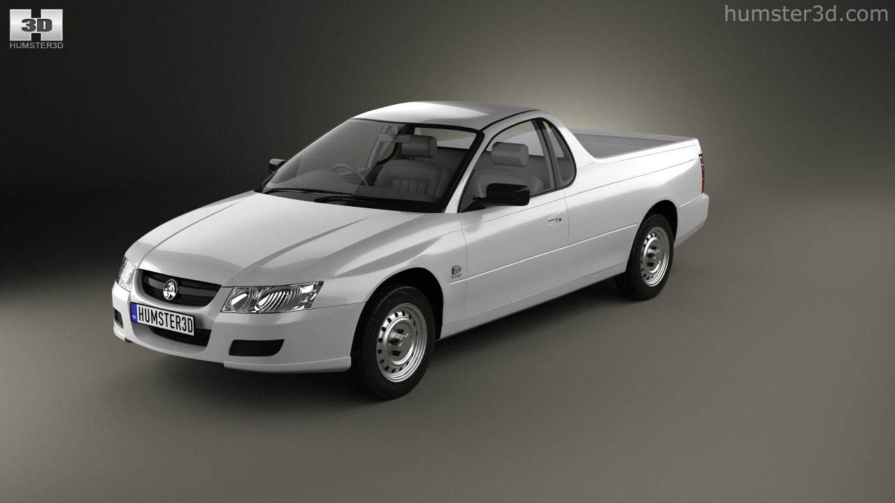 360 view of Holden VZ Ute 2007 3D model - Hum3D store