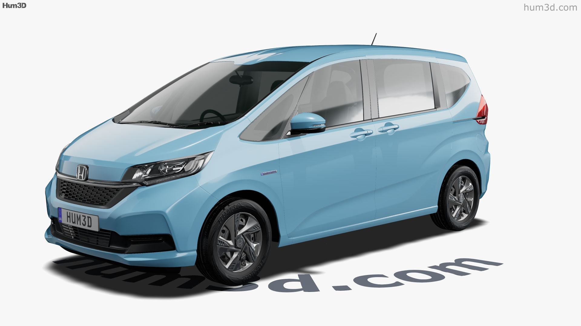 360 View Of Honda Freed Hybrid 19 3d Model Hum3d Store