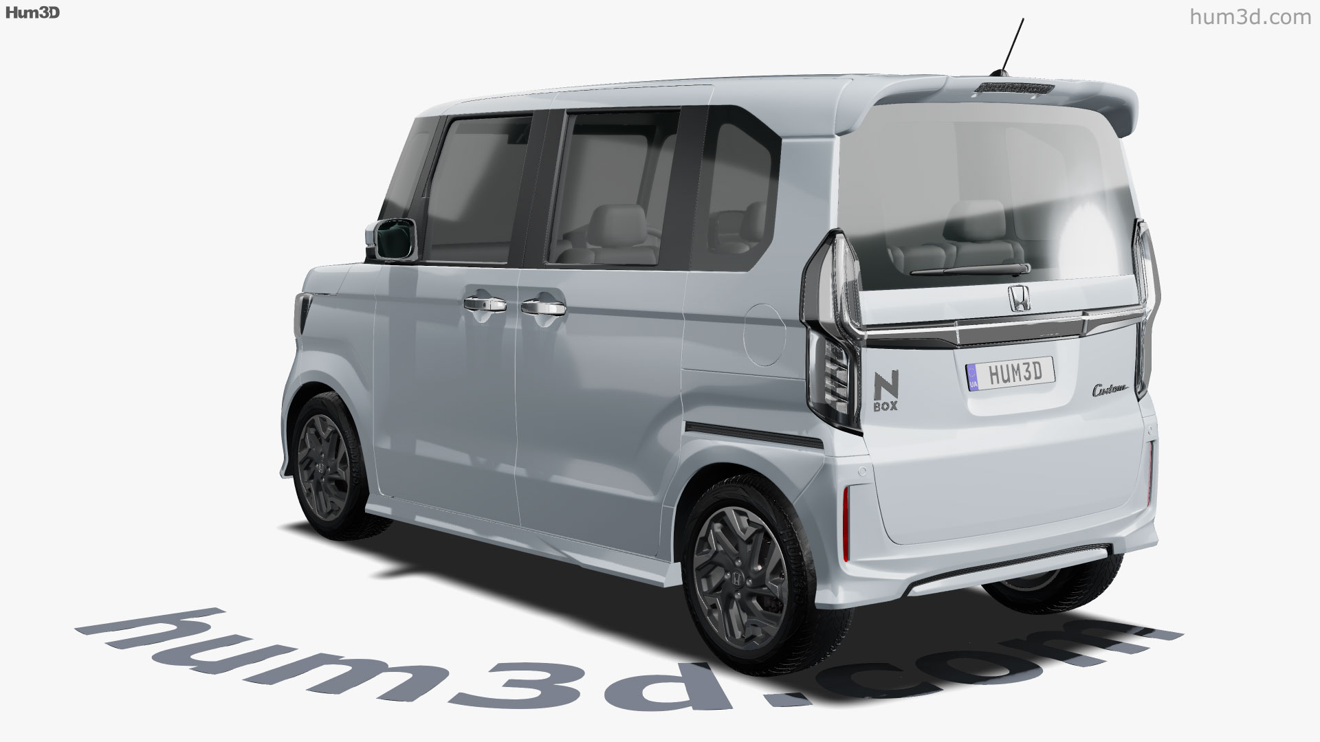 360 View Of Honda N Box Custom 22 3d Model Hum3d Store