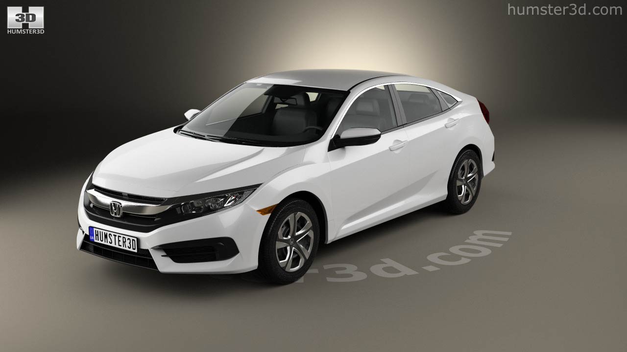 Honda civic 3d model