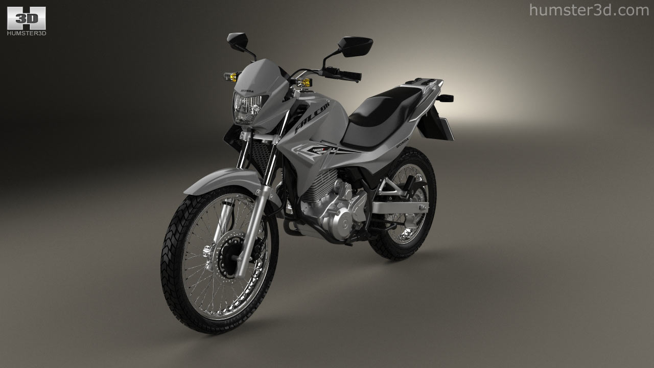 360 view of Honda NX 400i Falcon 2014 3D model - Hum3D store