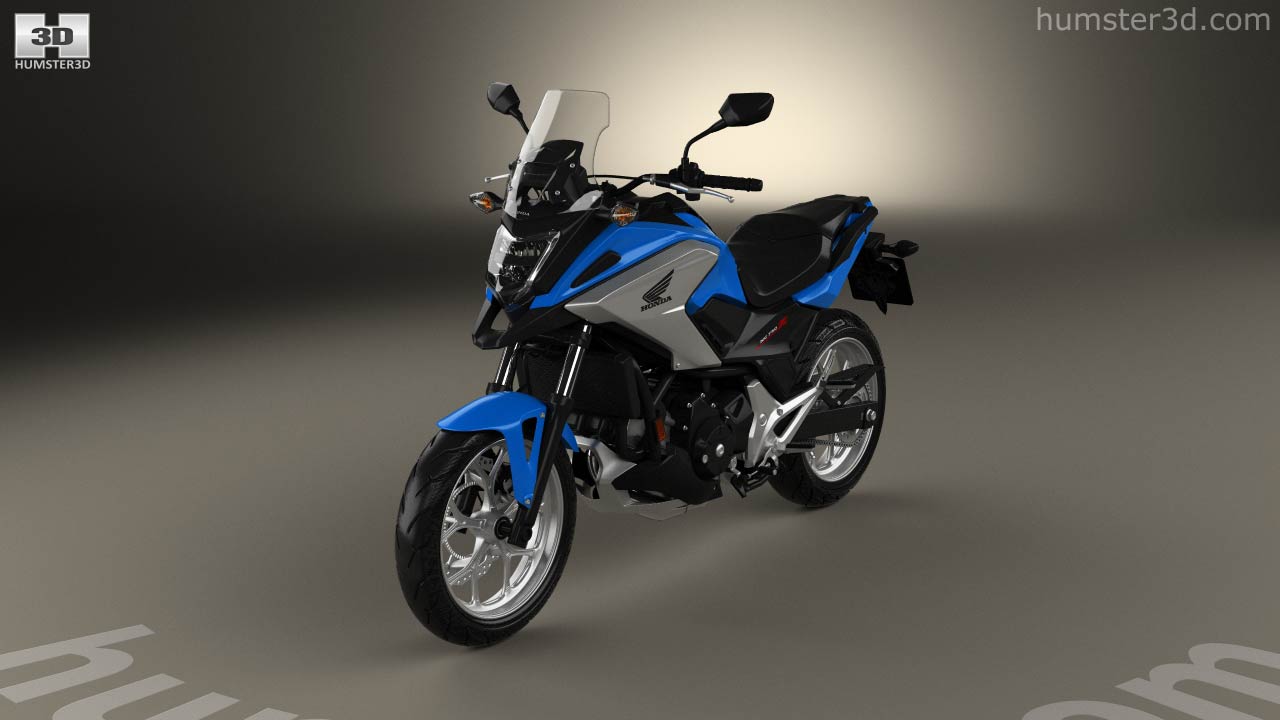 360 View Of Honda Nc750x 16 3d Model Hum3d Store