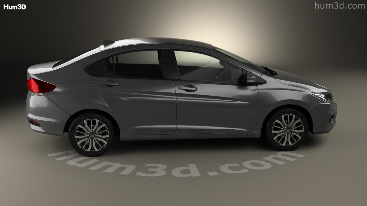 360 view of Honda City 2017 3D model - Hum3D store