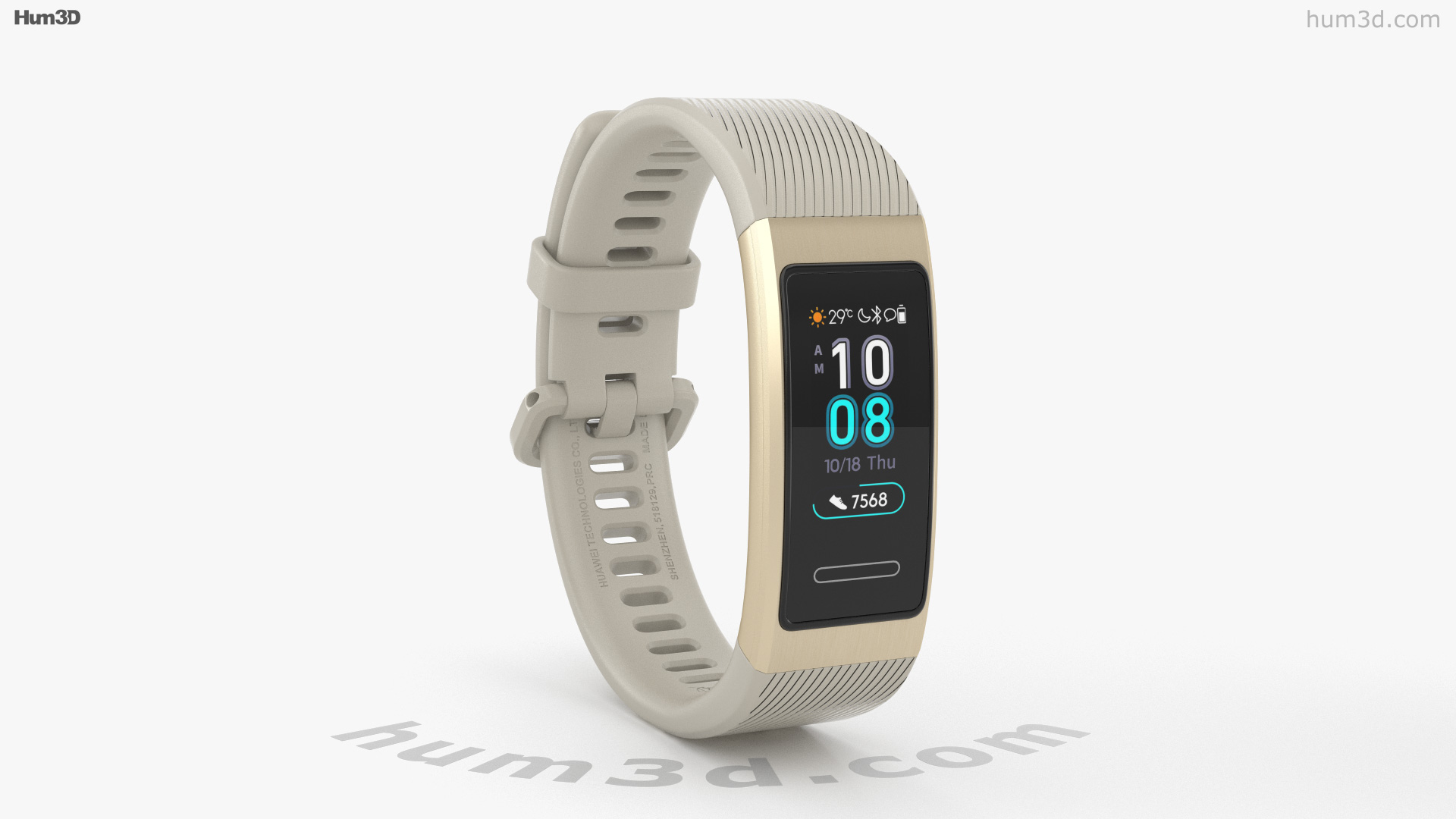 huawei band 3 pro white gold