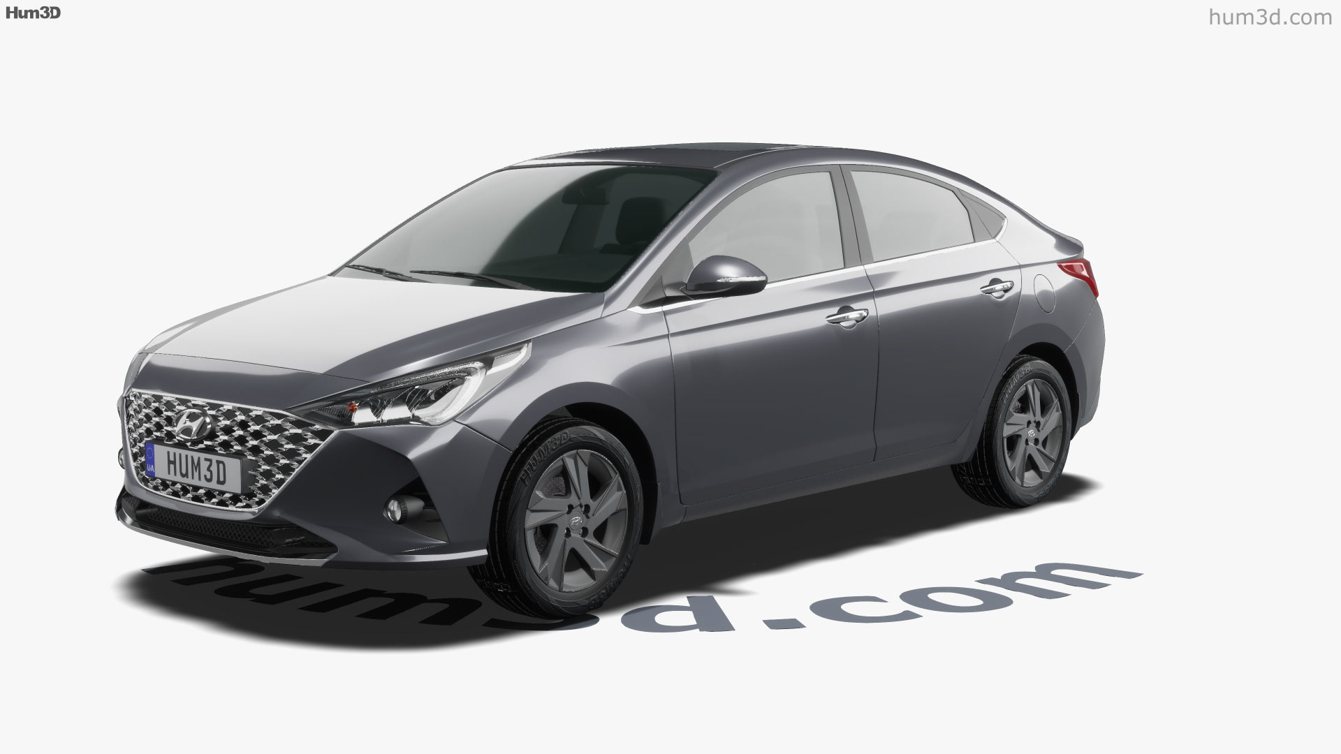 Hyundai verna 3d model